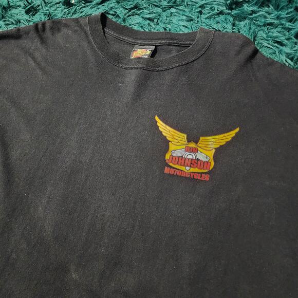 Vintage Big Johnson T-Shirt XXL Biker Tee or Tires Biker Graphic - Picture 3 of 7